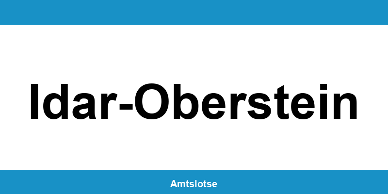 Grundbuchamt Idar-Oberstein – Telefonnummer beim Amtsgericht