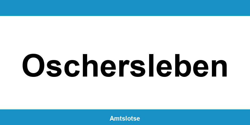 Grundbuchamt Oschersleben – Telefonnummer beim Amtsgericht
