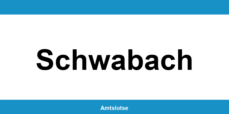 Grundbuchamt Schwabach – Telefonnummer beim Amtsgericht