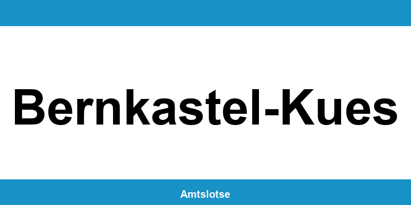 Grundbuchamt Bernkastel-Kues – Telefonnummer beim Amtsgericht