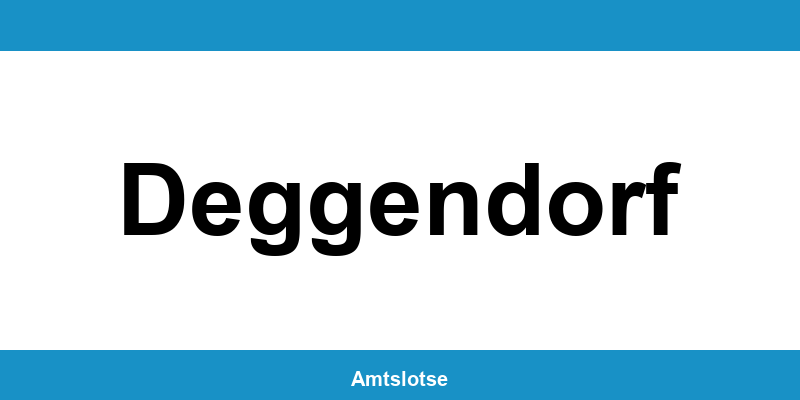 Grundbuchamt Deggendorf – Telefonnummer beim Amtsgericht