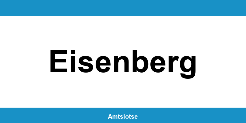 Grundbuchamt Eisenberg – Telefonnummer beim Amtsgericht
