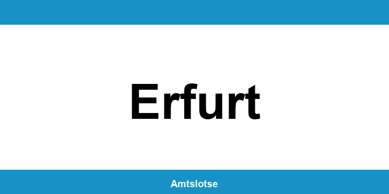Grundbuchamt Erfurt – Telefonnummer beim Amtsgericht