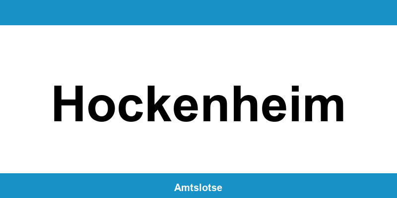 Grundbuchamt Hockenheim – Telefonnummer beim Amtsgericht