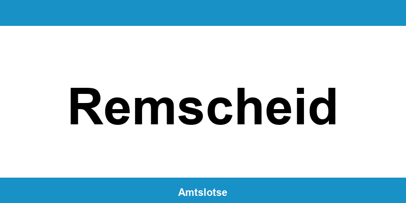Grundbuchamt Remscheid – Telefonnummer beim Amtsgericht