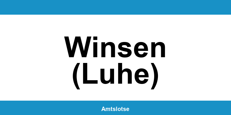 Grundbuchamt Winsen (Luhe) – Telefonnummer beim Amtsgericht