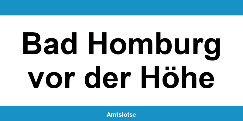 Grundbuchamt Bad Homburg vor der Höhe – Telefonnummer beim Amtsgericht