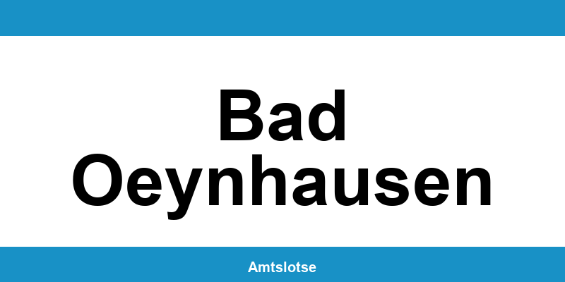 Grundbuchamt Bad Oeynhausen – Telefonnummer beim Amtsgericht