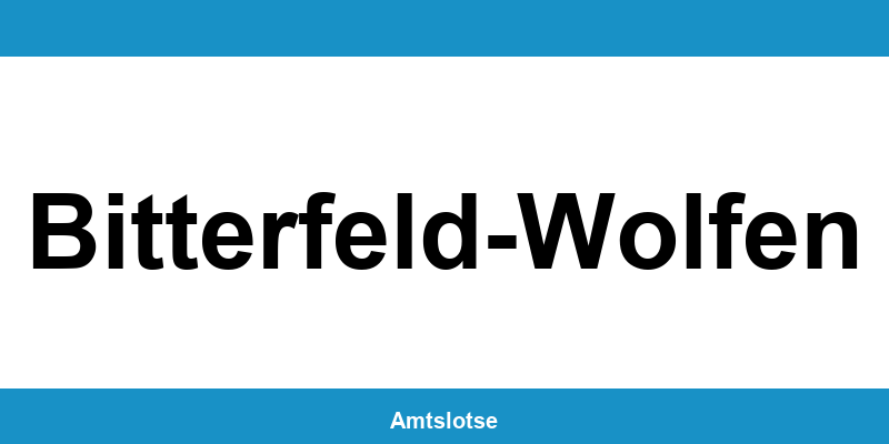 Grundbuchamt Bitterfeld-Wolfen – Telefonnummer beim Amtsgericht