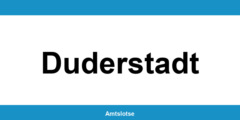 Grundbuchamt Duderstadt – Telefonnummer beim Amtsgericht
