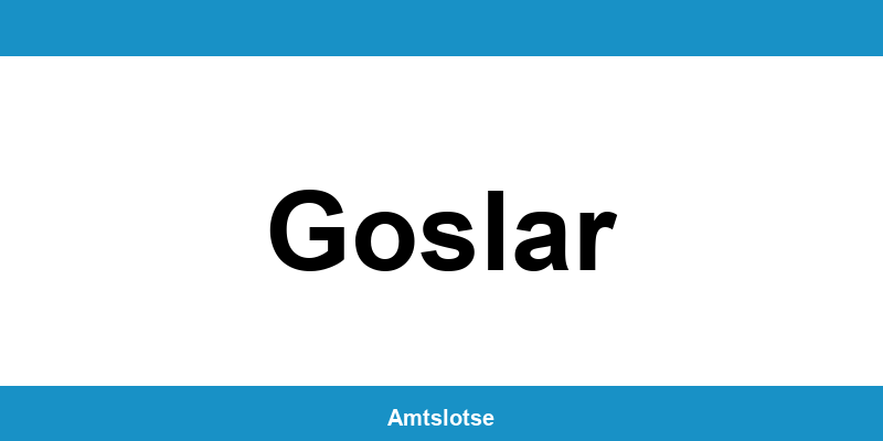 Grundbuchamt Goslar – Telefonnummer beim Amtsgericht