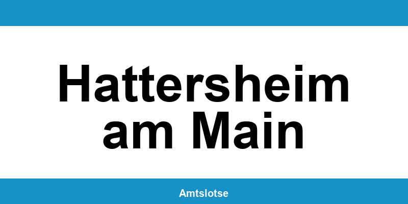 Grundbuchamt Hattersheim am Main – Telefonnummer beim Amtsgericht