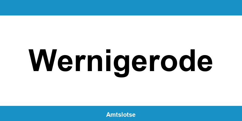 Grundbuchamt Wernigerode – Telefonnummer beim Amtsgericht