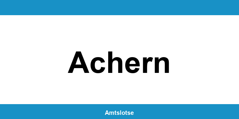 Grundbuchamt Achern – Telefonnummer beim Amtsgericht