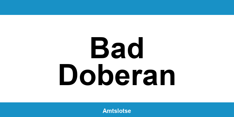 Grundbuchamt Bad Doberan – Telefonnummer beim Amtsgericht