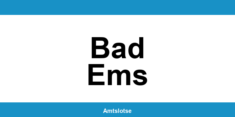 Grundbuchamt Bad Ems – Telefonnummer beim Amtsgericht