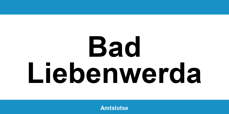 Grundbuchamt Bad Liebenwerda – Telefonnummer beim Amtsgericht