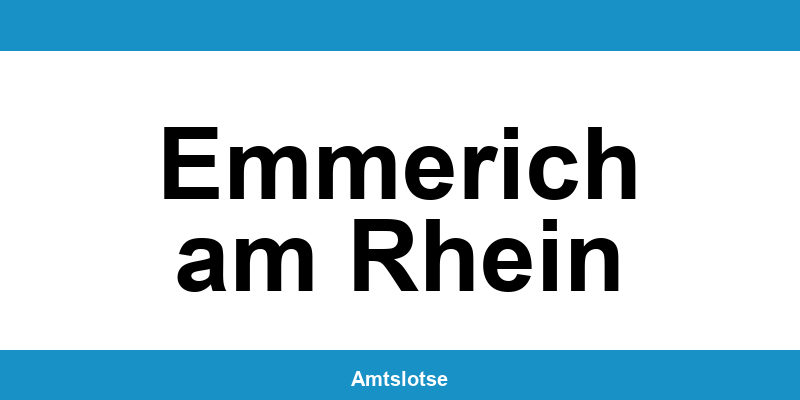 Grundbuchamt Emmerich am Rhein – Telefonnummer beim Amtsgericht
