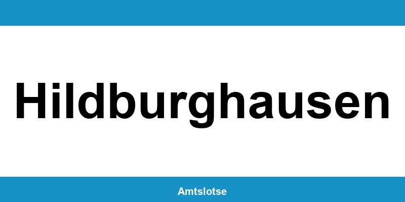 Grundbuchamt Hildburghausen – Telefonnummer beim Amtsgericht