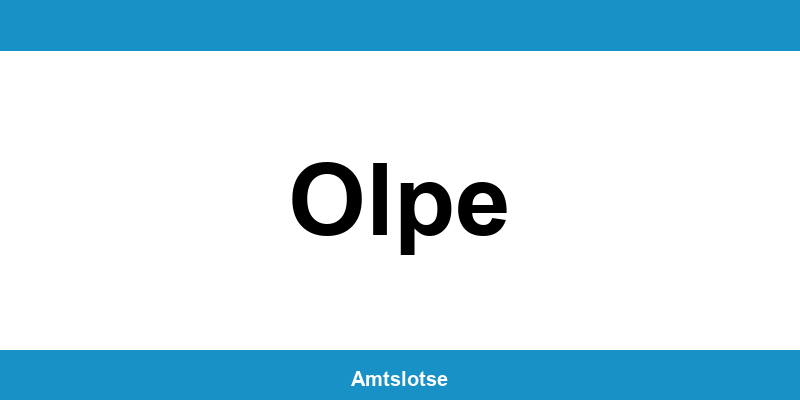 Grundbuchamt Olpe – Telefonnummer beim Amtsgericht