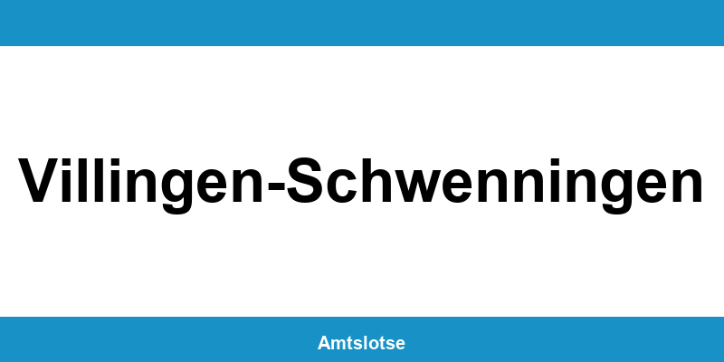 Grundbuchamt Villingen-Schwenningen – Telefonnummer beim Amtsgericht