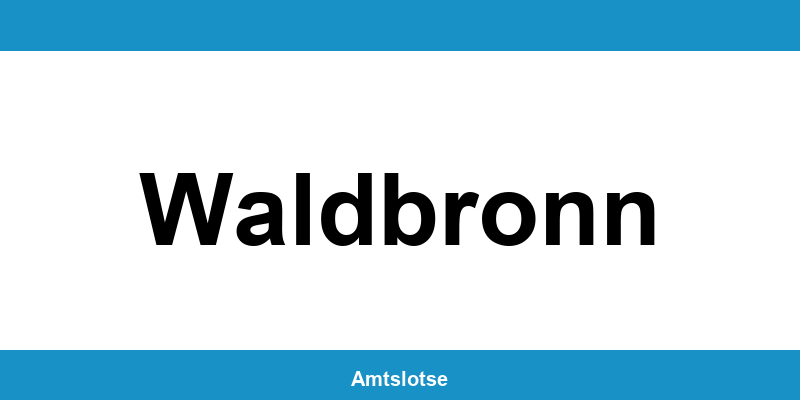 Grundbuchamt Waldbronn – Telefonnummer beim Amtsgericht