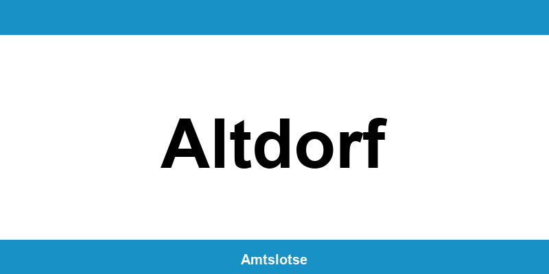 Grundbuchamt Altdorf – Telefonnummer beim Amtsgericht