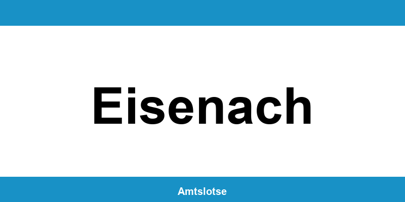 Grundbuchamt Eisenach – Telefonnummer beim Amtsgericht
