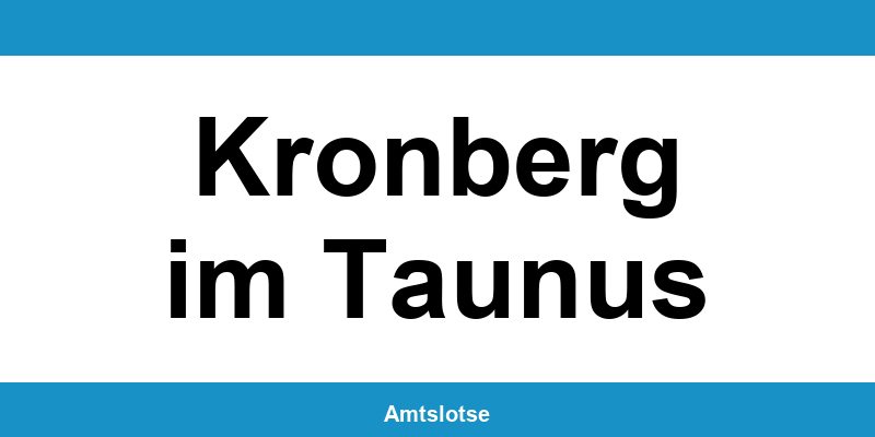 Grundbuchamt Kronberg im Taunus – Telefonnummer beim Amtsgericht