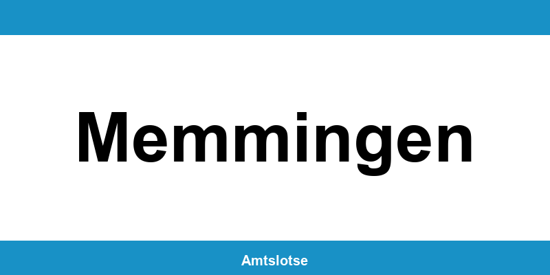 Grundbuchamt Memmingen – Telefonnummer beim Amtsgericht