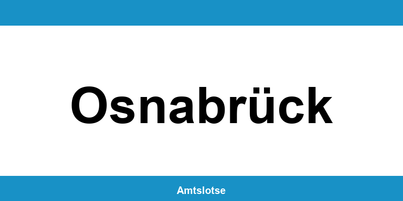 Grundbuchamt Osnabrück – Telefonnummer beim Amtsgericht