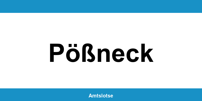Grundbuchamt Pößneck – Telefonnummer beim Amtsgericht