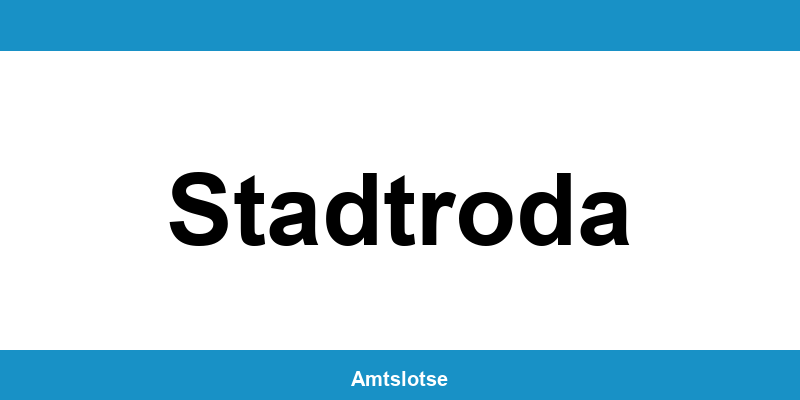 Grundbuchamt Stadtroda – Telefonnummer beim Amtsgericht