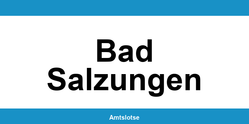 Grundbuchamt Bad Salzungen – Telefonnummer beim Amtsgericht
