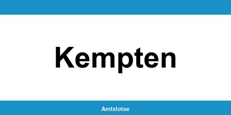 Grundbuchamt Kempten – Telefonnummer beim Amtsgericht