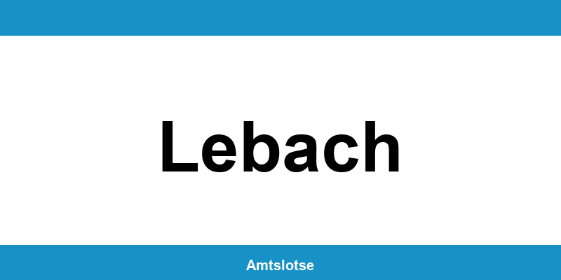 Grundbuchamt Lebach – Telefonnummer beim Amtsgericht