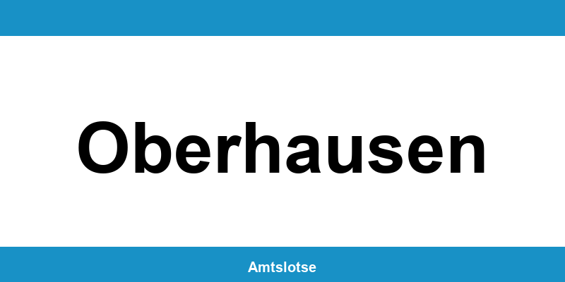Grundbuchamt Oberhausen – Telefonnummer beim Amtsgericht